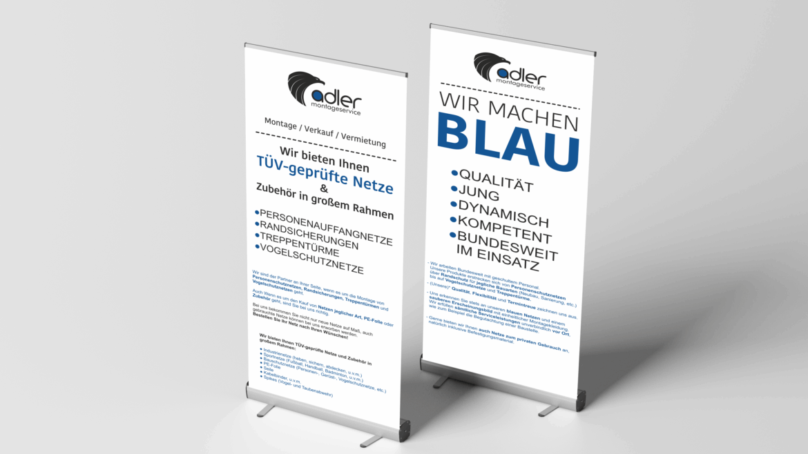 Banner & Roll-up für Messe und Events